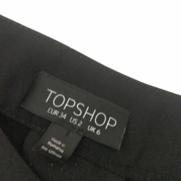 TOPSHOP Black Bardot Top - Picture 4 of 4